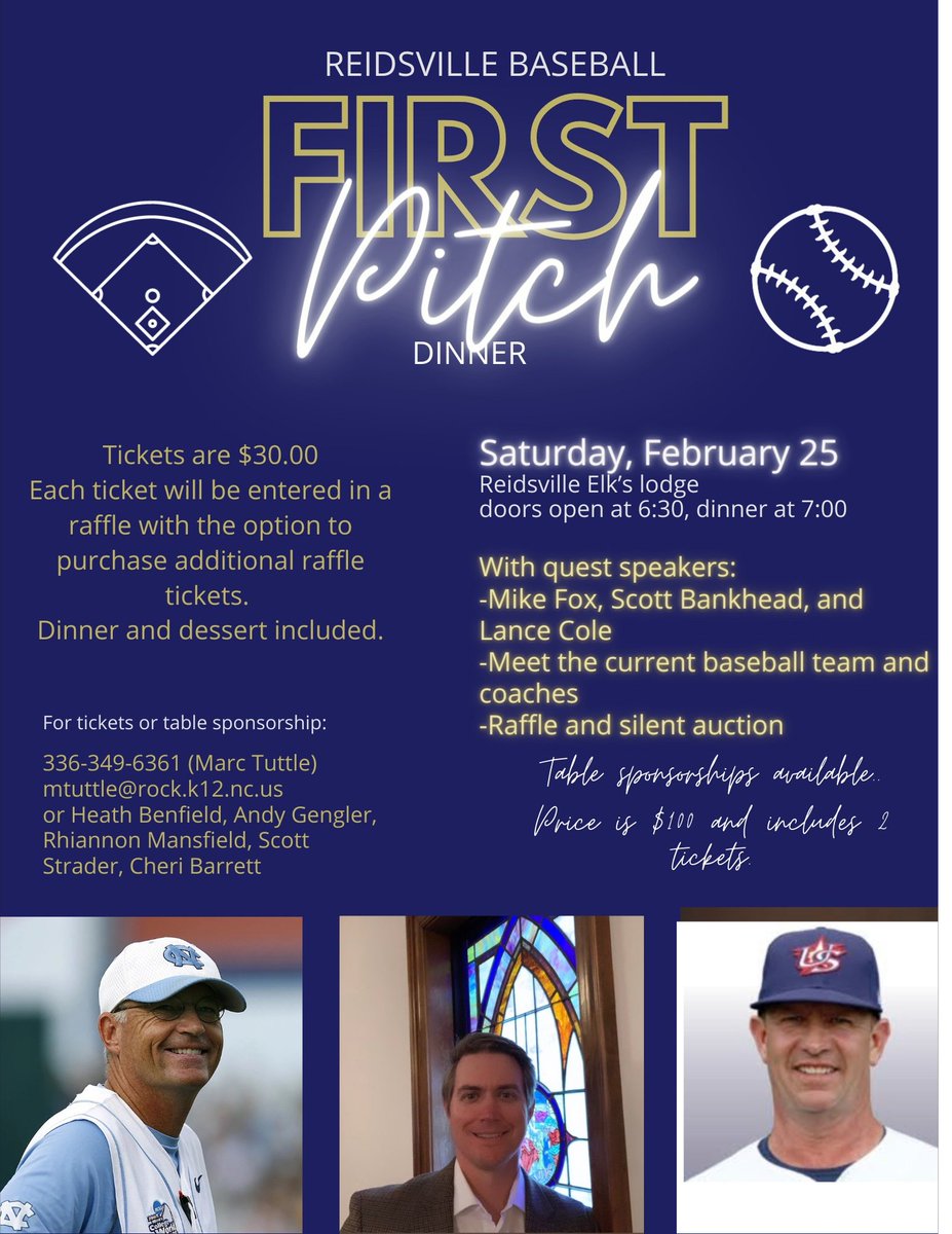 ReidsvilleBase1's tweet photo. Tickets on sale now! Limited amount! https://t.co/ogUR3VIsHT