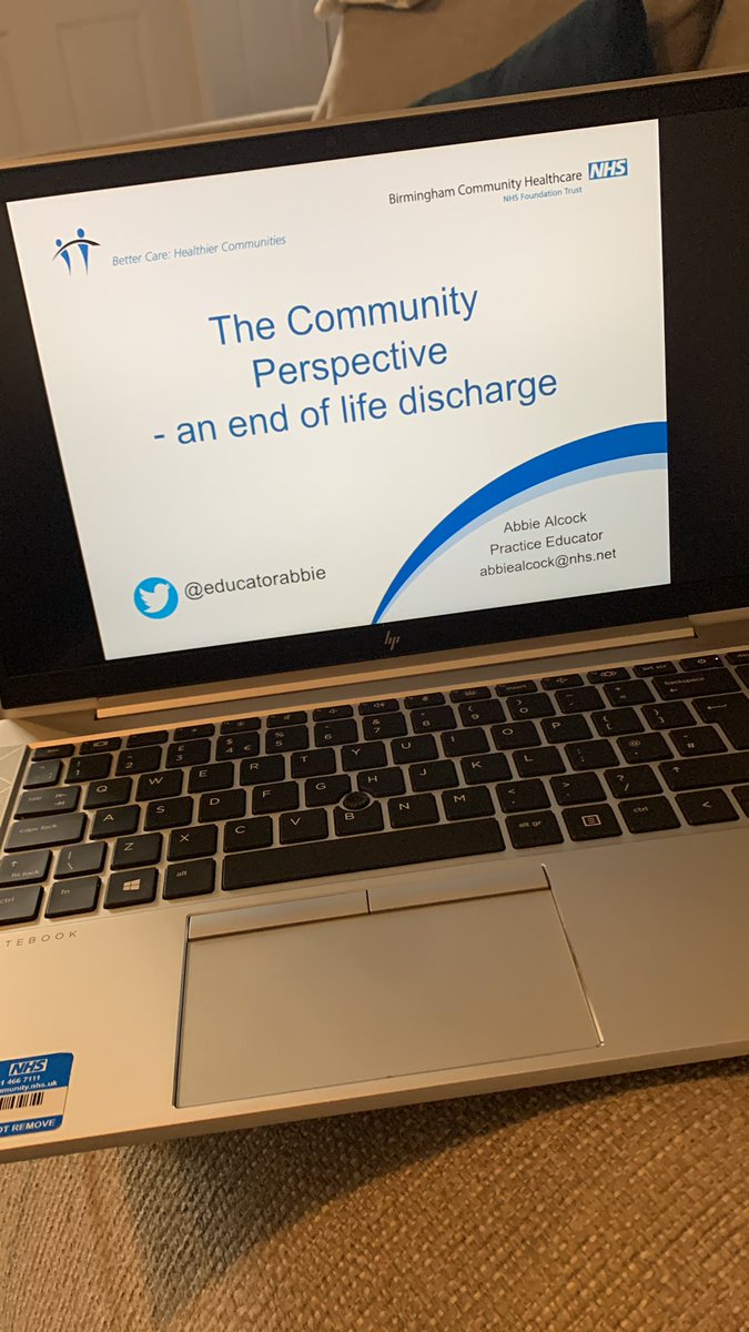 BCHCPaedEdTeam's tweet photo. All prepped and ready to teach some #university students about #communitypalliativecare for a #postgraduate module 👩🏼‍🎓 @BchcRecruitment @careersbham @birminghamuni #childrensnursing #palliativecare #endoflifecare https://t.co/8lo4z2BLHM