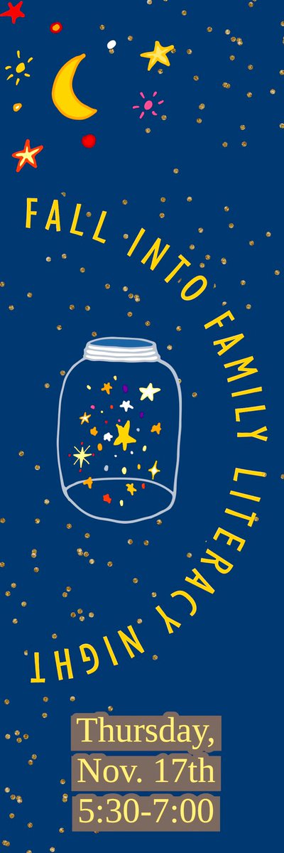 silvercityKCK's tweet photo. Our Fall Family Literacy Night is almost here…📚#fallintoliteracy #SCStars https://t.co/zPHFCi9Pb2