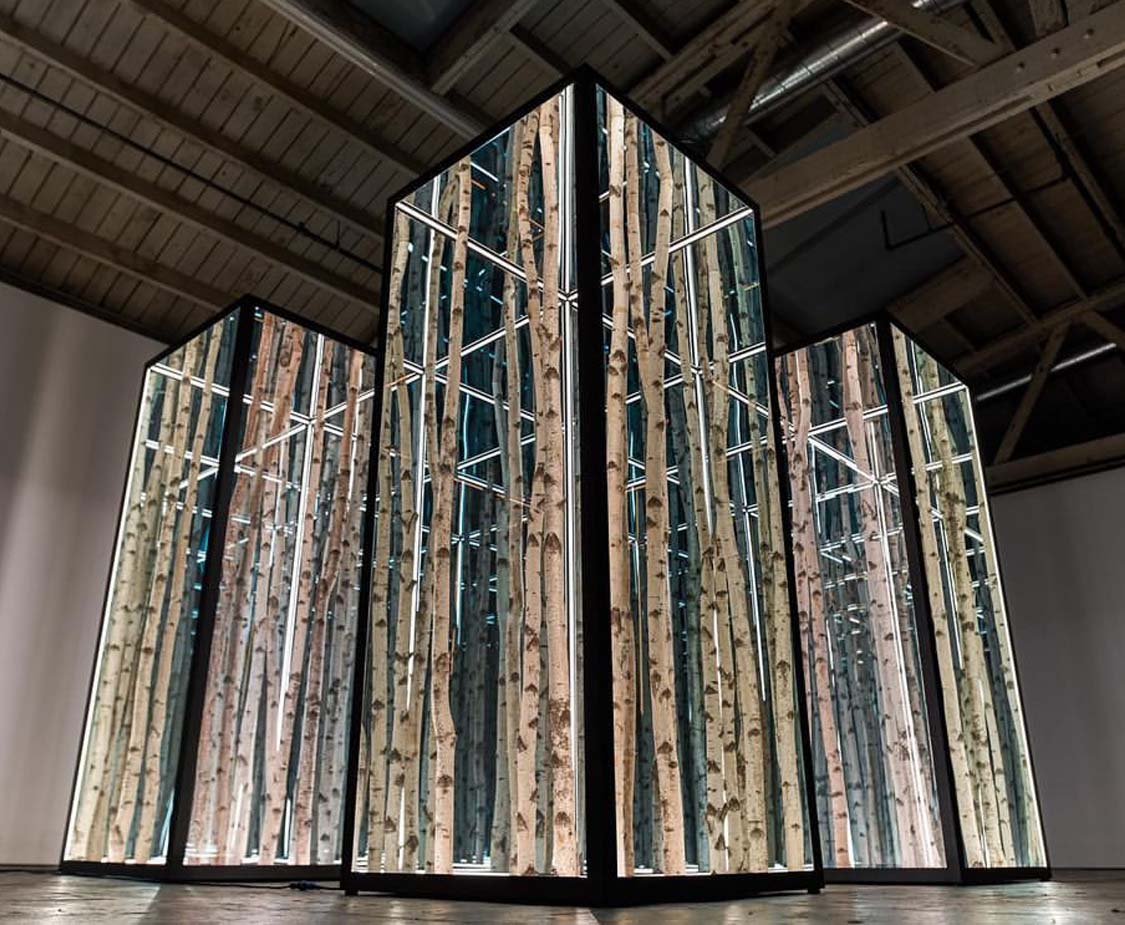 Anthony James Freestanding Birch 

#melissamorganfineart #melissamorganfineartsculpturegarden #anthonyjames #anthonyjamesstudio #portals #portalsinart #palmdesert #shopelpaseo #lightsculpture #infinitysculpture #visitpalmdesert