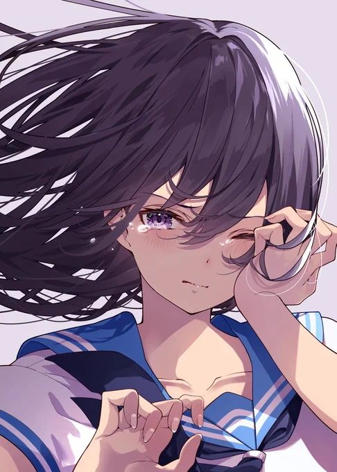 目にゴミが入っただけ 