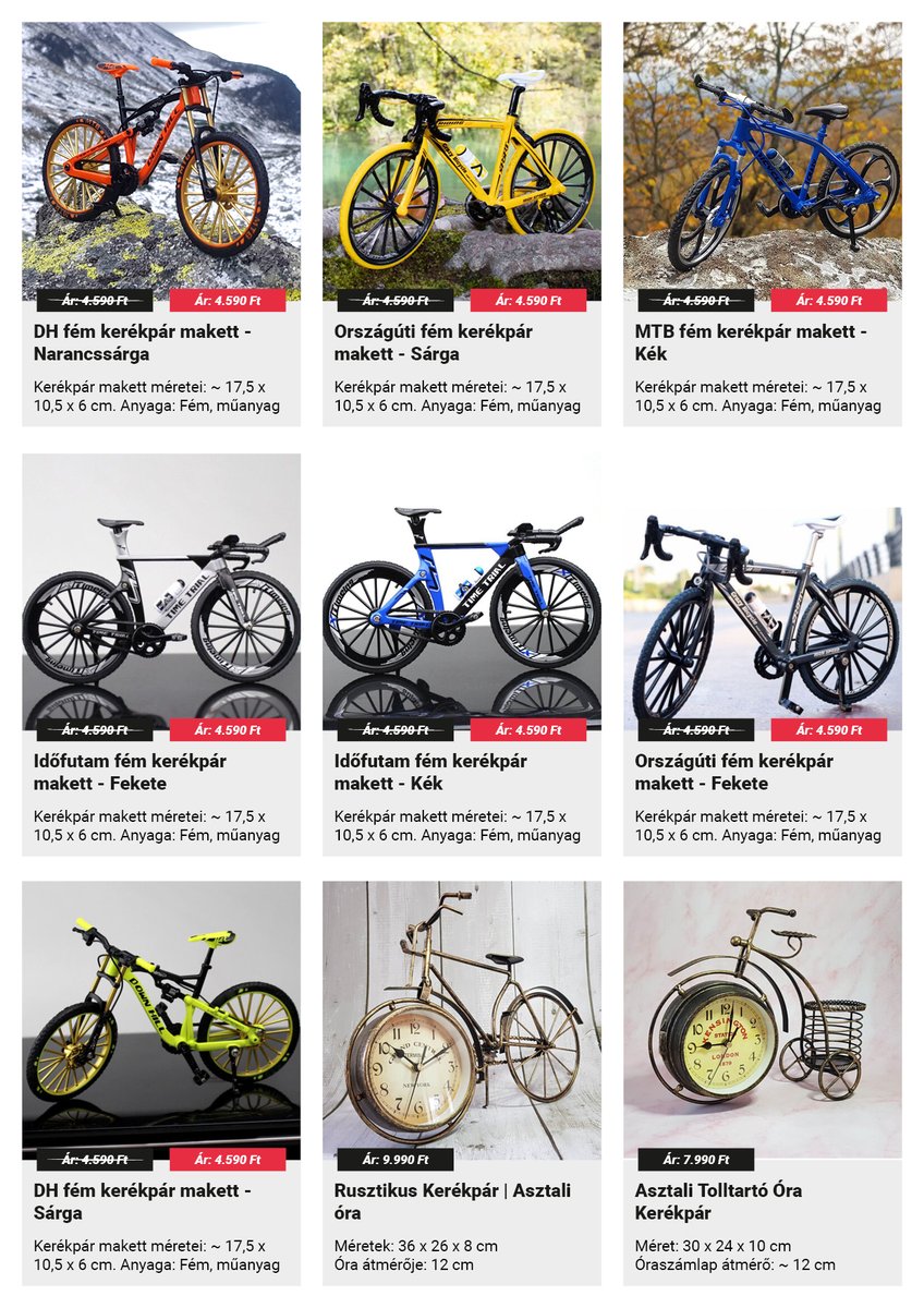 bikegift's tweet photo. Biciklis ajándékon töröd a fejed? Webáruházunkban egyedülállóan nagy bringás ajándéktárgyak és makettek között válogathatsz. #kerékpár #sport #ajándékötlet #bicikli #cycle #mtb #országúti #dh #donwhill https://t.co/J4S7wCa2Ur