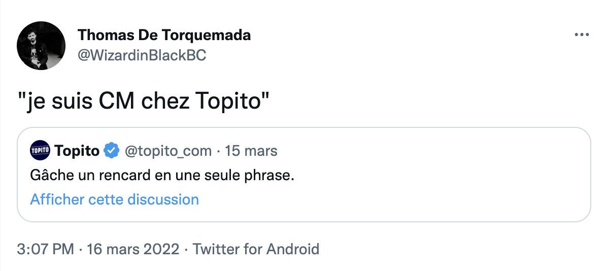 topito_com's tweet photo. On a une #offrestage de CM pour celles et ceux qui veulent saboter leurs rencards du coup 👇
https://t.co/YGw3kYPcG9 https://t.co/v0rvmKZGD3