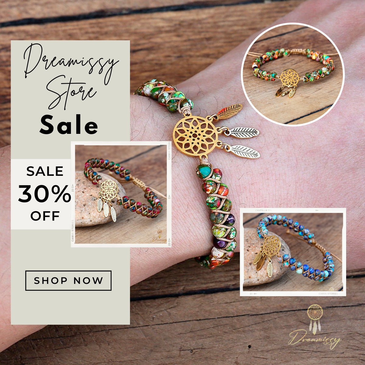 DreamissyStore's tweet photo. Dreamcatcher Bracelet-Protecting you from the bad dream and negative energy.
💝Let's get a gift for your soul now: https://t.co/MS0MXb2Hi0
#giftideas #giftsforher #couplegifts #giftsforgirls  #xmasgifts #Christmasgifts #giftsformom #giftsformother #dreamcatcherbracelet #bracelet https://t.co/5GNZYyMVq4