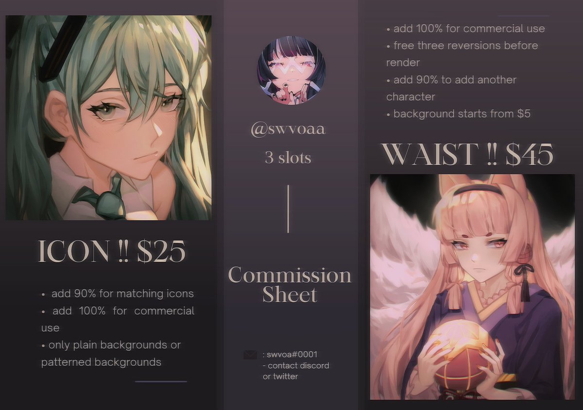 AvaTheArtCup, ‼️COMMISSIONS OPEN (1/5)‼️