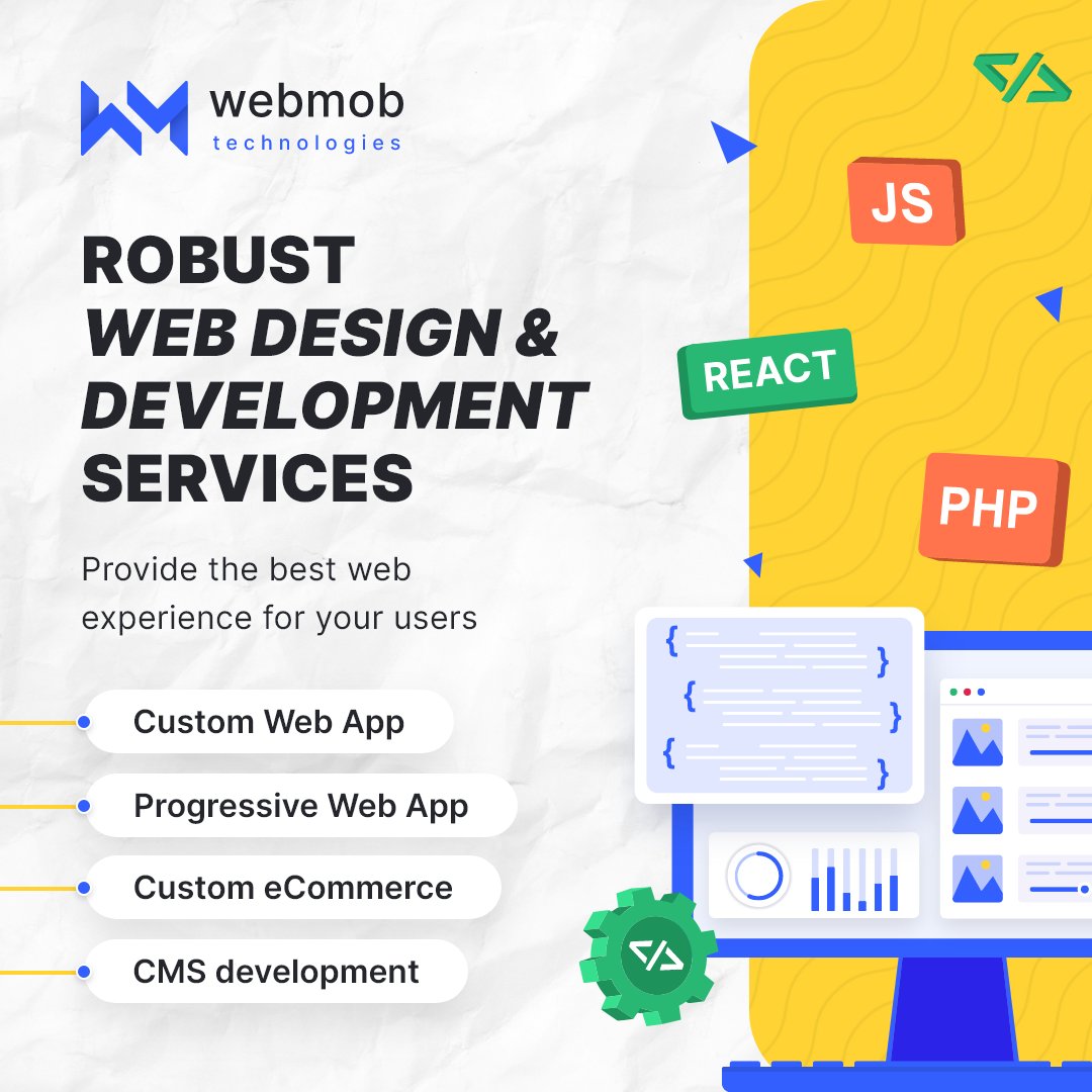 webmobtech's tweet photo. We can help you in building a custom-built website for your business.
Contact us today for Best Web Development Services for your Business.
Mail us at sales@webmobtech.com
Visit: https://t.co/8V5qdy1BM8
#webdevelopment #webdeveloper #businessweb #ecommerce #webmobtechnologies https://t.co/fqx2bJ91vH