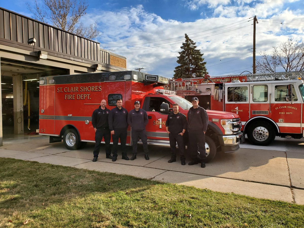 Keep an eye out around town for the new squad 1 rig. The product of almost 2 years of hard work, designing, and various ambulance committee meetings by your St. Clair Shores firefighters, this ambulance best suits the ways your SCS firefighters run calls and carry equipment.