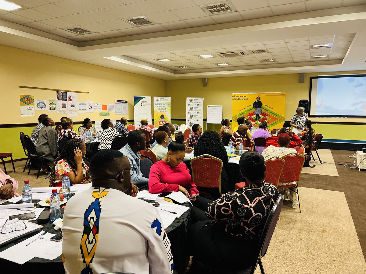 <a href="/The_NECT/">National Education Collaboration Trust</a> in collaboration with <a href="/DBE_SA/">Dep. Basic Education</a> and <a href="/MietAfrica/">MIET AFRICA</a> are at sparkling waters hotel and spa, hosting a Care and support for Teaching and Learning (CSTL) Foundation Training Workshop.