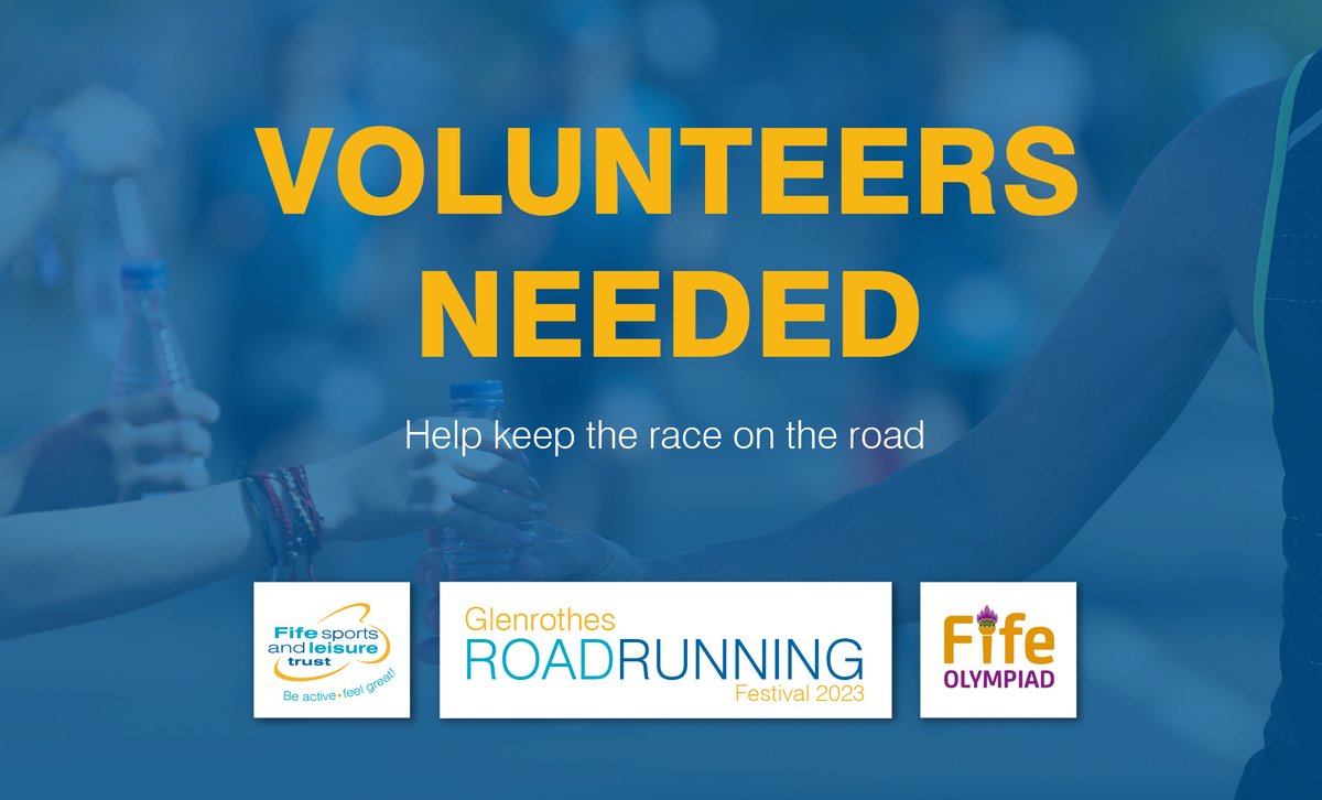 Fife Sports and Leisure Trust (@fifeleisure) on Twitter photo ππ ππ¦ππ₯πππ£π€ ππππππ π₯π ππππ‘ π£πππ π π π₯ππ π£π ππ πββοΈπ
The Glenrothes Road Running Festival committee is urging people to come forwardΒ to help make the next event a success.
To volunteer visit bit.ly/3X1MRIr
Please retweet. π ππ ππ¦ππ₯πππ£π€ ππππππ π₯π ππππ‘ π£πππ π π π₯ππ π£π ππ πββοΈπ
The Glenrothes Road Running Festival committee is urging people to come forwardΒ to help make the next event a success.
To volunteer visit bit.ly/3X1MRIr
Please retweet. π
