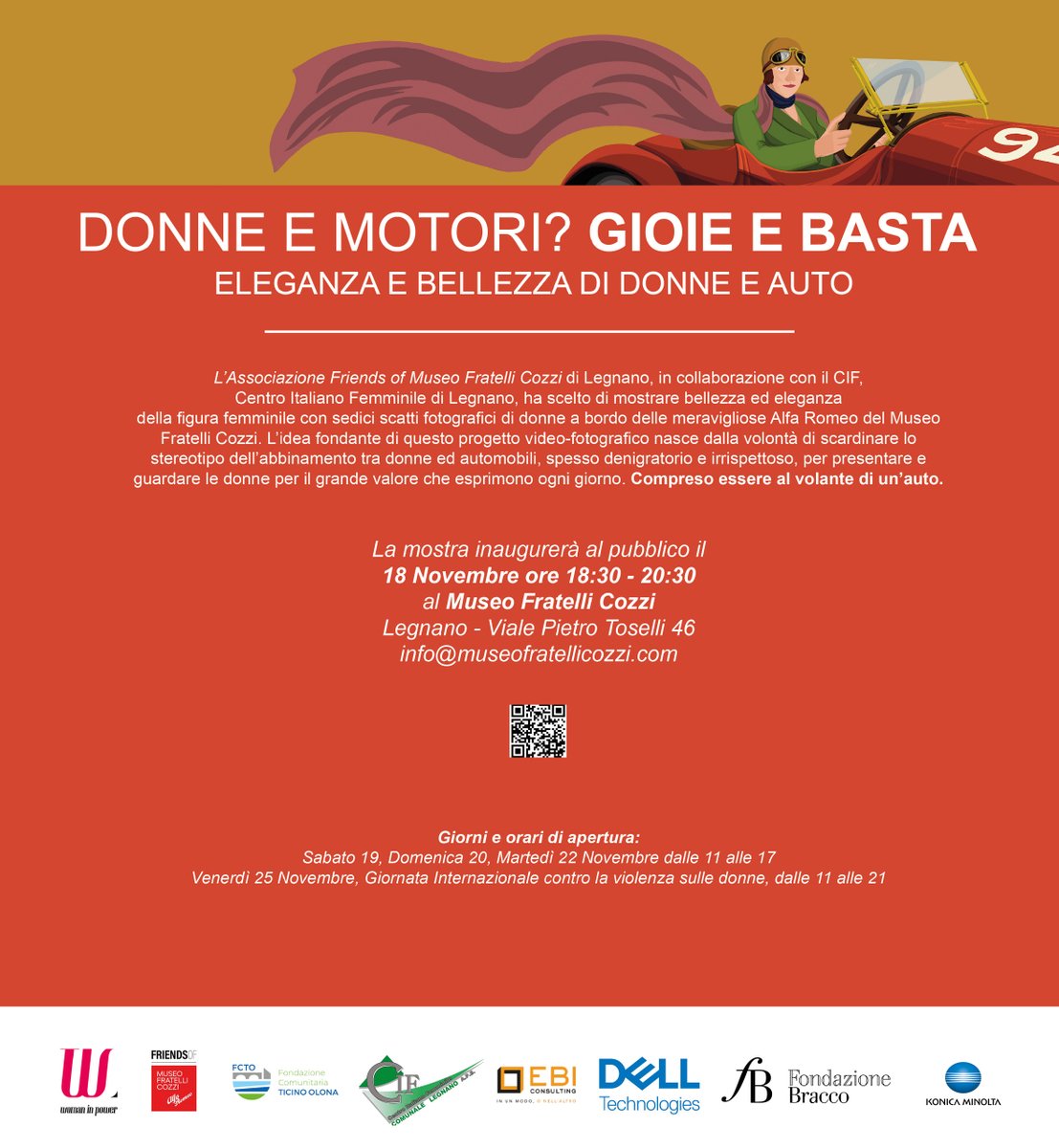 Superare gli stereotipi, contrastare le immagini irrispettose.

L’abbinamento tra donne ed automobili è spesso denigratorio e irrispettoso: è ora di mostrare che si può cambiare!

eventbrite.it/e/biglietti-mo… <a href="/Eventbrite/">Eventbrite</a>