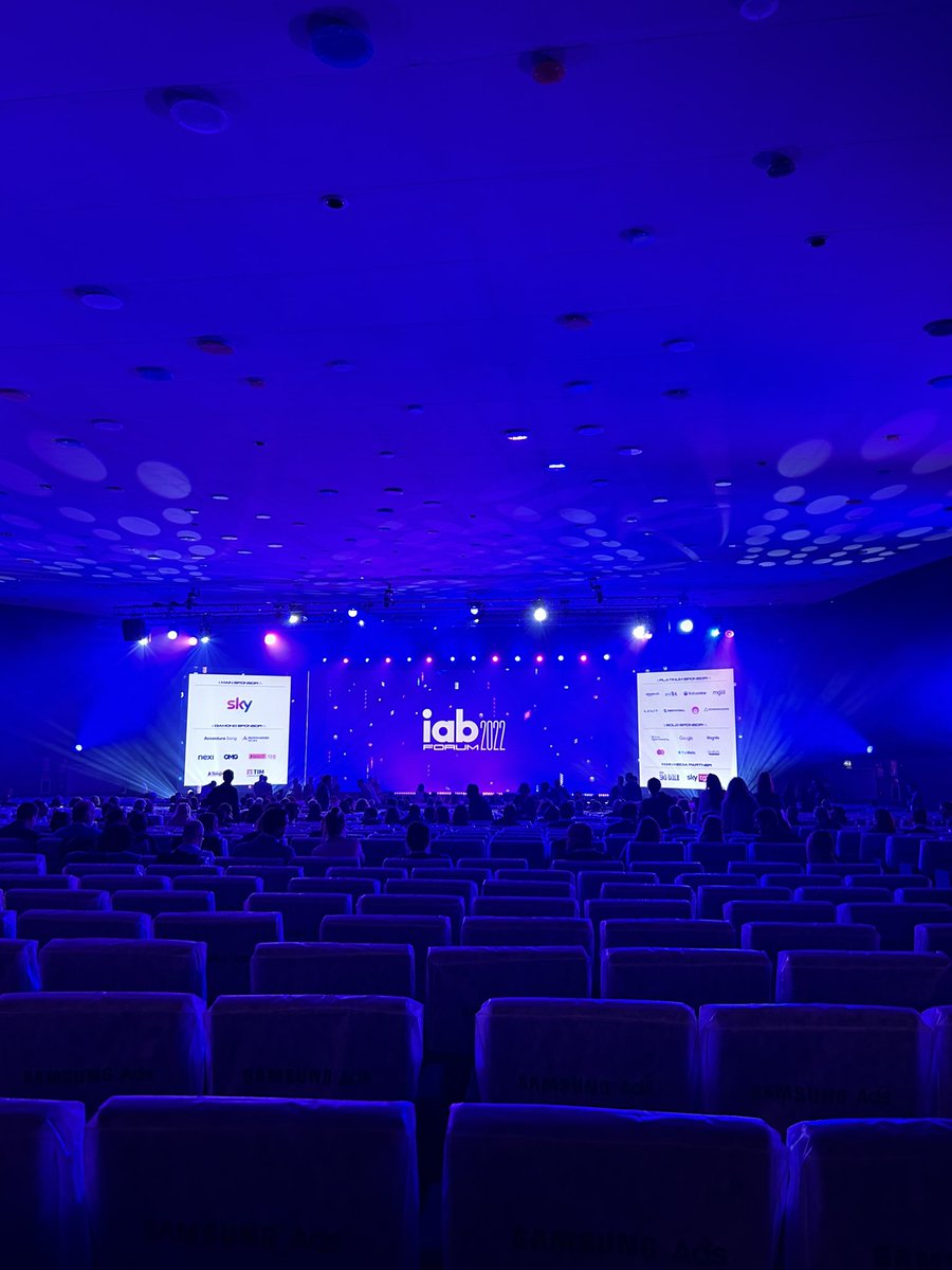LRongone's tweet photo. Ha inizio la 20esima edizione di #IABForum2022 #IABItalia #DecodingChange https://t.co/Rvqc4ucgeT