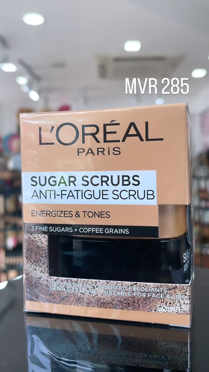 L’Oréal Sugar Scrubs Anti-Fatigue Scrub
To place your orders 👇🏼
instagram.com/repute.mv?igsh…
