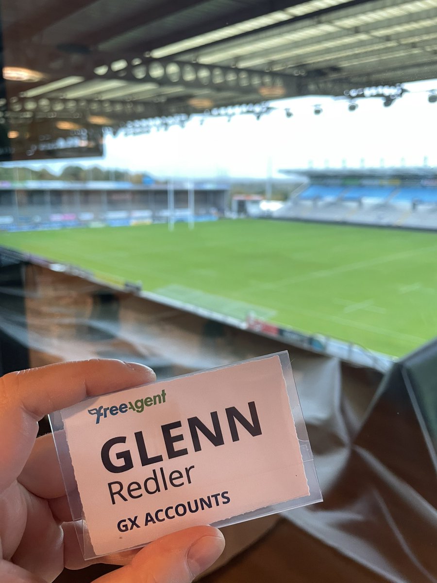 Good morning <a href="/SandyParkExeter/">Sandy Park Exeter</a>

Thanks for the invite <a href="/freeagent/">FreeAgent</a> 🧡