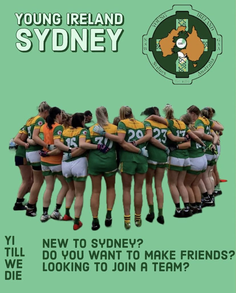 🇦🇺 A message from our Aussie 🇦🇺
Anyone across <a href="/OfficialCorkGAA/">Cork GAA</a> and <a href="/CorkLGFA/">Cork LGFA</a> that are traveling to Sydney and looking to play a bit of ball, give <a href="/youngireland/">Young Ireland GAA Sydney</a> a shout. Our own girl  @erica0connell is vice captain and even got player of the year in 2022. <a href="/DromtariffeLGFA/">Dromtarriffe LGFA</a>