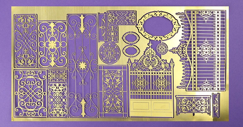 4Dmodelshop's tweet photo. Photo etching service in brass, nickel silver or copper. We can achieve an amazing degree of detail & have etched parts for high end jewellers, horologists, luthiers, designers & architectural model makers https://t.co/QG4eimXE7k #photoetching #metal #metaletch #etching https://t.co/szedWQV2Ms