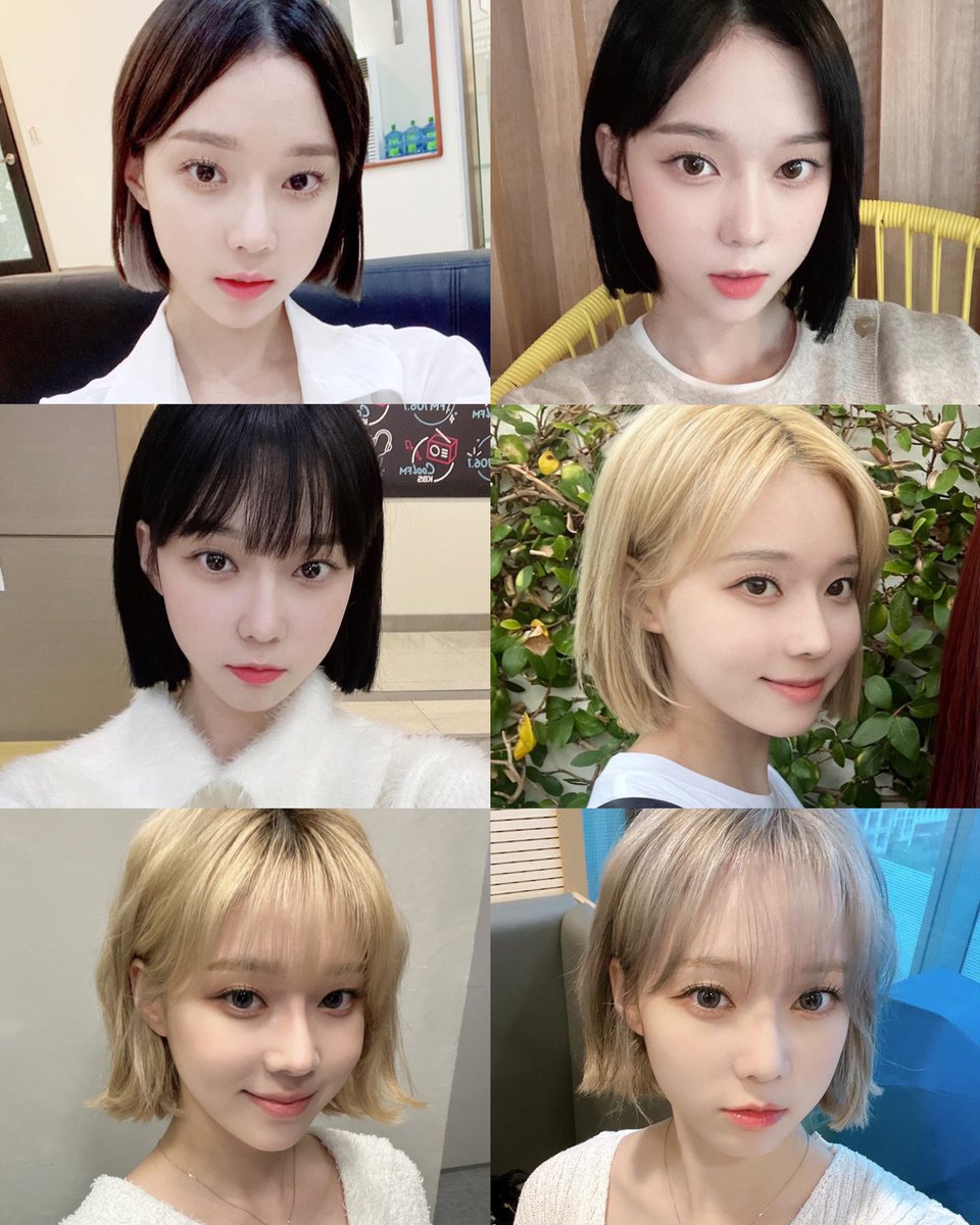 #윈터 똑단발 모음 ♡ new !!! #윈터 백설 @mymj111