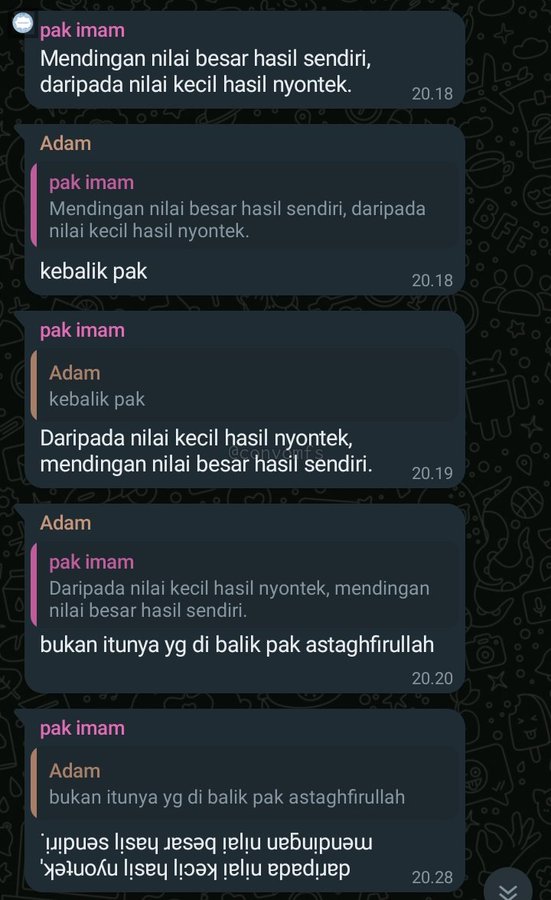 Gini kalo kelas isinya warga twitter.