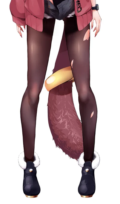 #脚だけで5リツイート来たら強者 やっぱり破れタイツだよね(ΦωΦ*) 