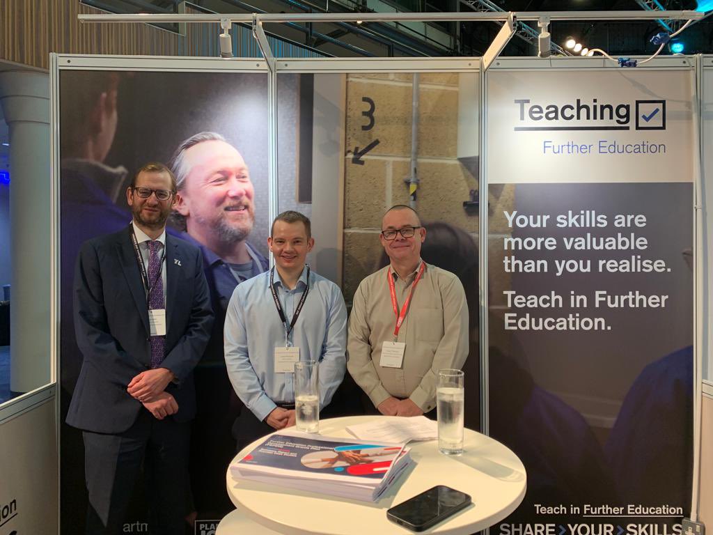 Great to see the team promoting careers in FE #aocconf2022 #teachinfe #shareyourskills