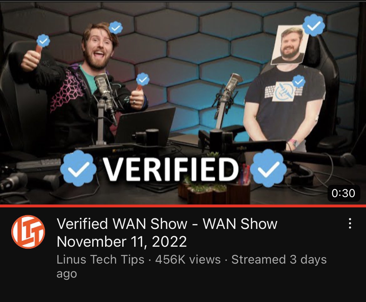 AntonioTheaaa's tweet photo. So.. WAN show is now.. SHORT show?
@LinusTech @linusgsebastian https://t.co/r1jxx0bGJ3