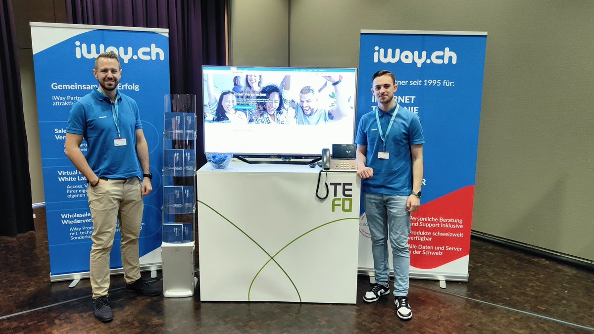 Wir sind heute an der TEFO und freuen uns auf deinen Besuch!

#tefo #iway