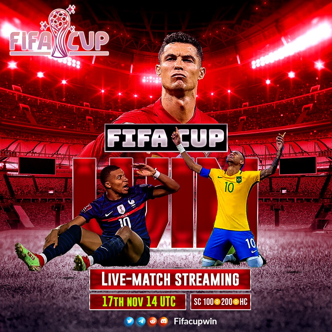 FifaCupWin's tweet photo. ⚽First Web 3.0 Betting platform on FIFA Matches.

✨Live-match streaming

📅17TH Nov @ 14:00 UTC🥳

🏆Fan token for FIFA lovers.

⚽Join Presale: https://t.co/YL3bDkFxAO

#Fifacup⚽ #FIFA #Fifaworldcup🏆 #Bsc #Binance #BNB #Pancakeswap #BscGems #1000xGems #Presale #PinkSale https://t.co/qV9xkezm65