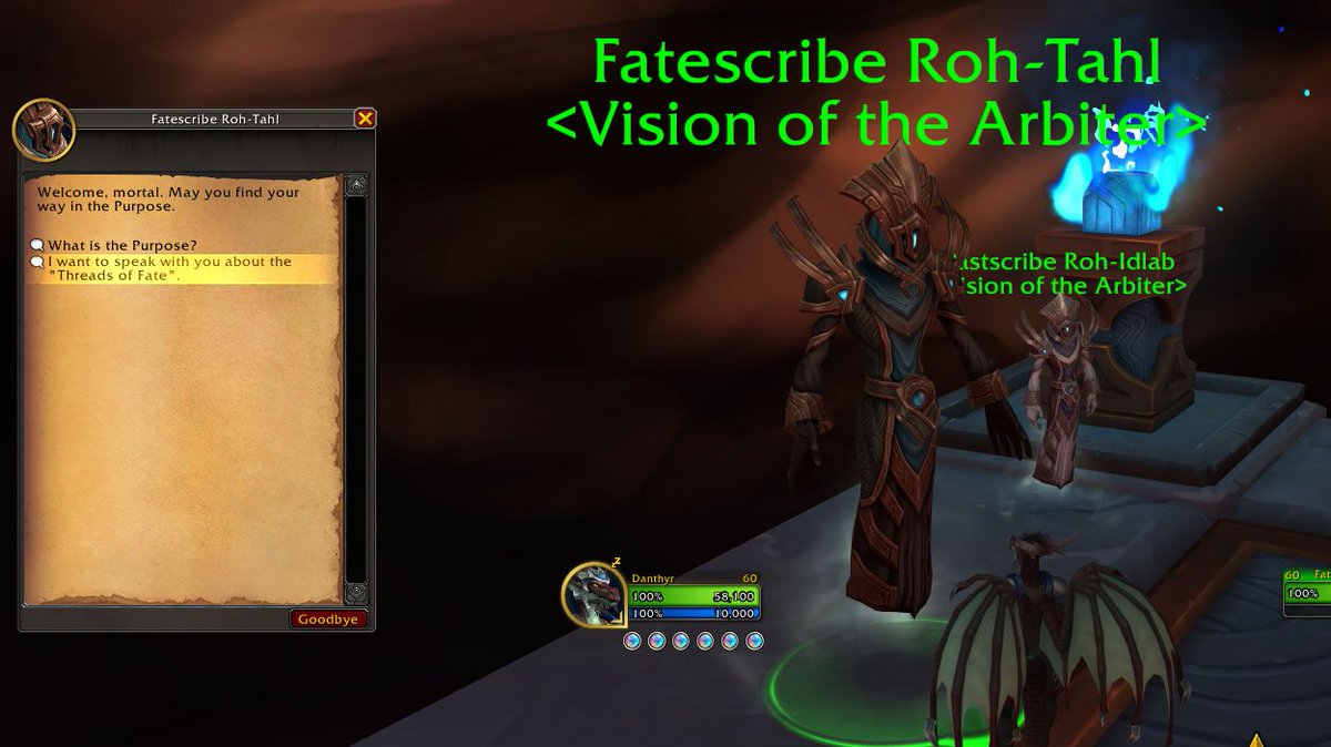 MrGMYT's tweet photo. With last night's build of the Dragonflight PTR, Threads of Fate has returned for Level 60 Characters! 

This means that once you hit level 60 you will now be able to skip the Shadowlands campaign and choose a Covenant. Great change, just in time https://t.co/RYHDuRCcTC