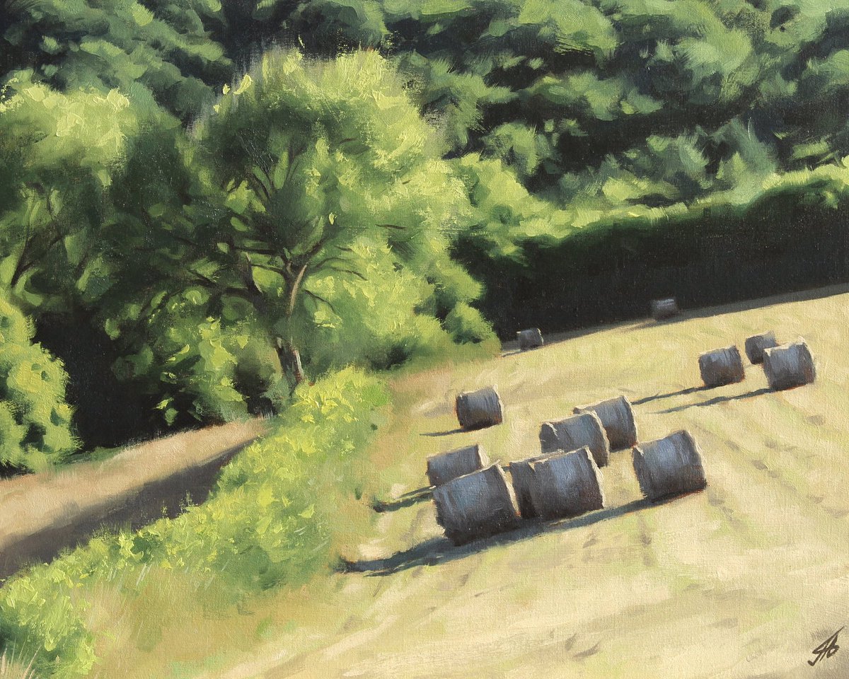 Hay Bales
Oil on canvas
30 x 24 cm
2022
SOLD

#landscapepainting #devon #devonartist #oilpainting #landscapepainters #contemporaryrealism