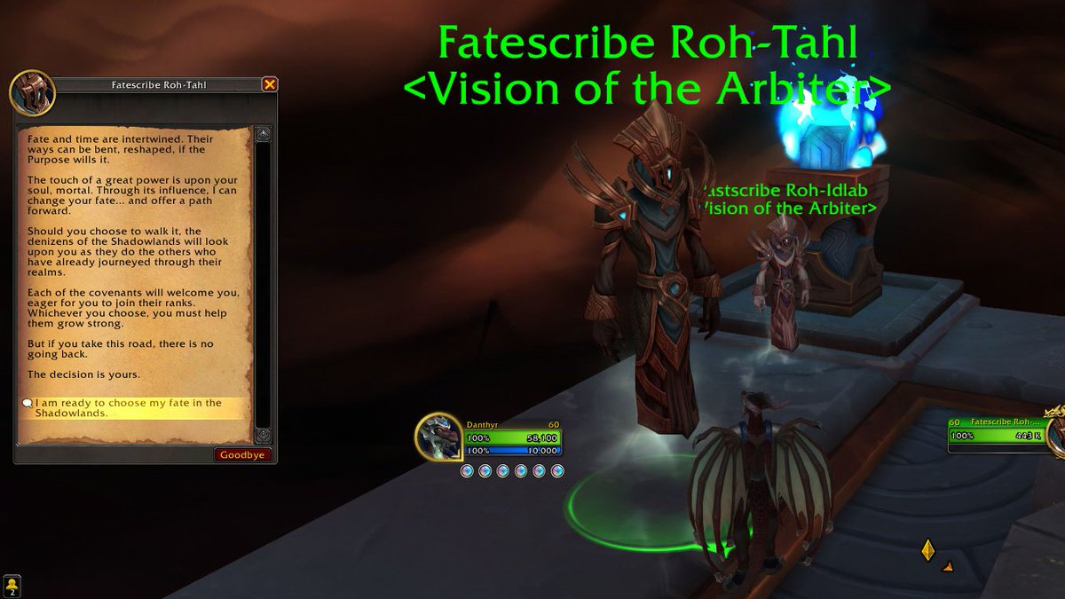 MrGMYT's tweet photo. With last night's build of the Dragonflight PTR, Threads of Fate has returned for Level 60 Characters! 

This means that once you hit level 60 you will now be able to skip the Shadowlands campaign and choose a Covenant. Great change, just in time https://t.co/RYHDuRCcTC
