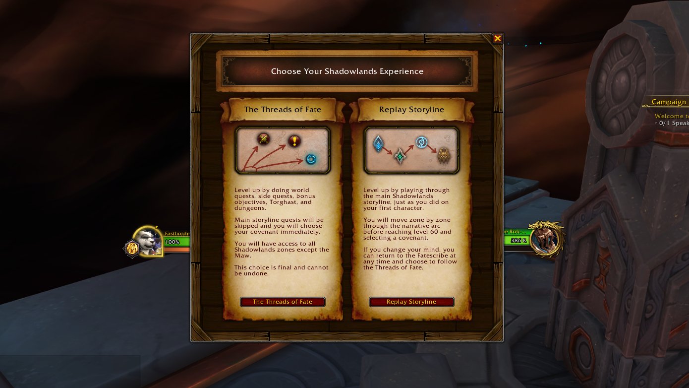 MrGM on Twitter "With last night's build of the Dragonflight PTR, Threads of Fate has returned