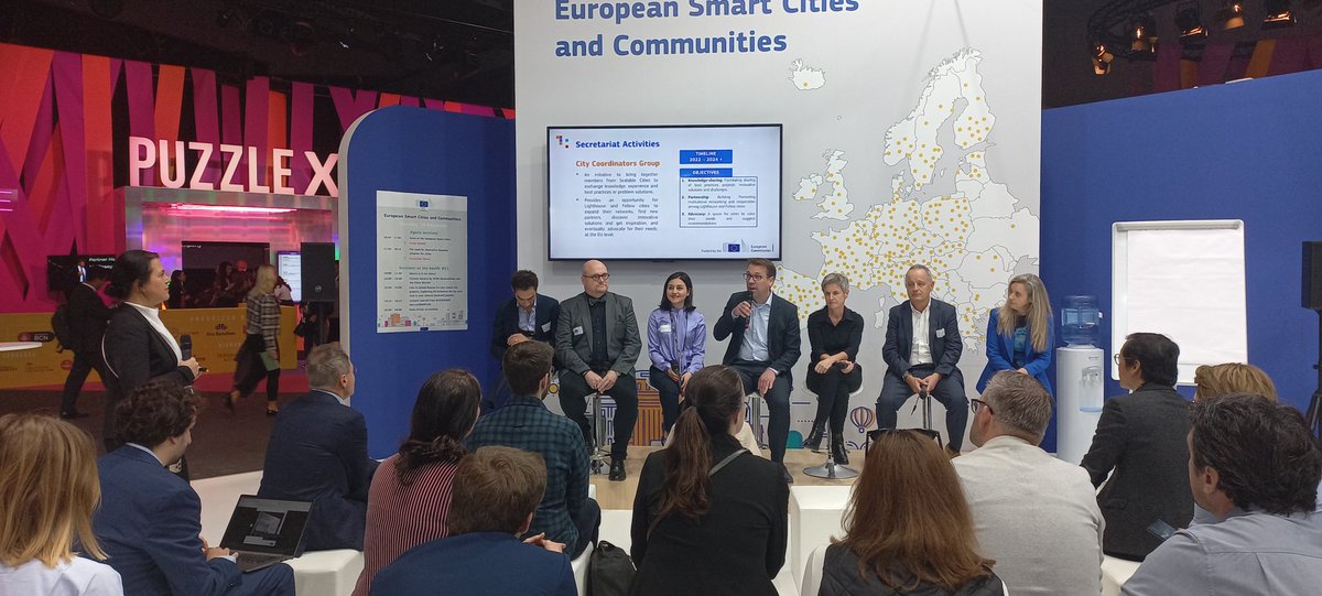 Efusterf's tweet photo. Starting strong! Come to @EUSmartCities stand to know more about how #Scalablecities Secretariat helps cities replicate #innovative solutions with #P2P and other calls! https://t.co/4qP6k4heUI