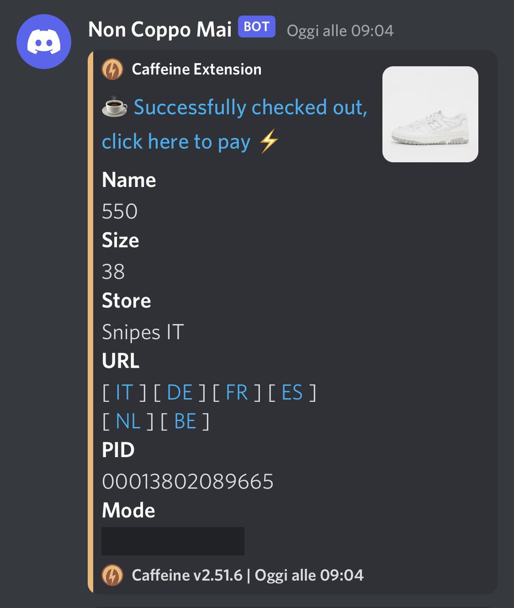 sganna27's tweet photo. 🫡☕️ 
+2 no webhook
@caffeine_ext 
@Nootify https://t.co/NqgyYPhGM3