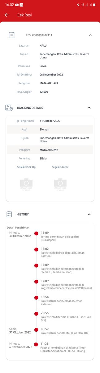 marschallathief's tweet photo. Barang dinyatakan hilang di expedisi tapi tidak diinvestigasi sampai selesai @BukaBantuan @bukalapak malah komplain ditutup secara sepihak &amp; dana dikembalikan ke pembeli tapi seller dirugikan karna paket hilang tidak diurus, sicepat 001818632411 https://t.co/g6l9Luo6fZ