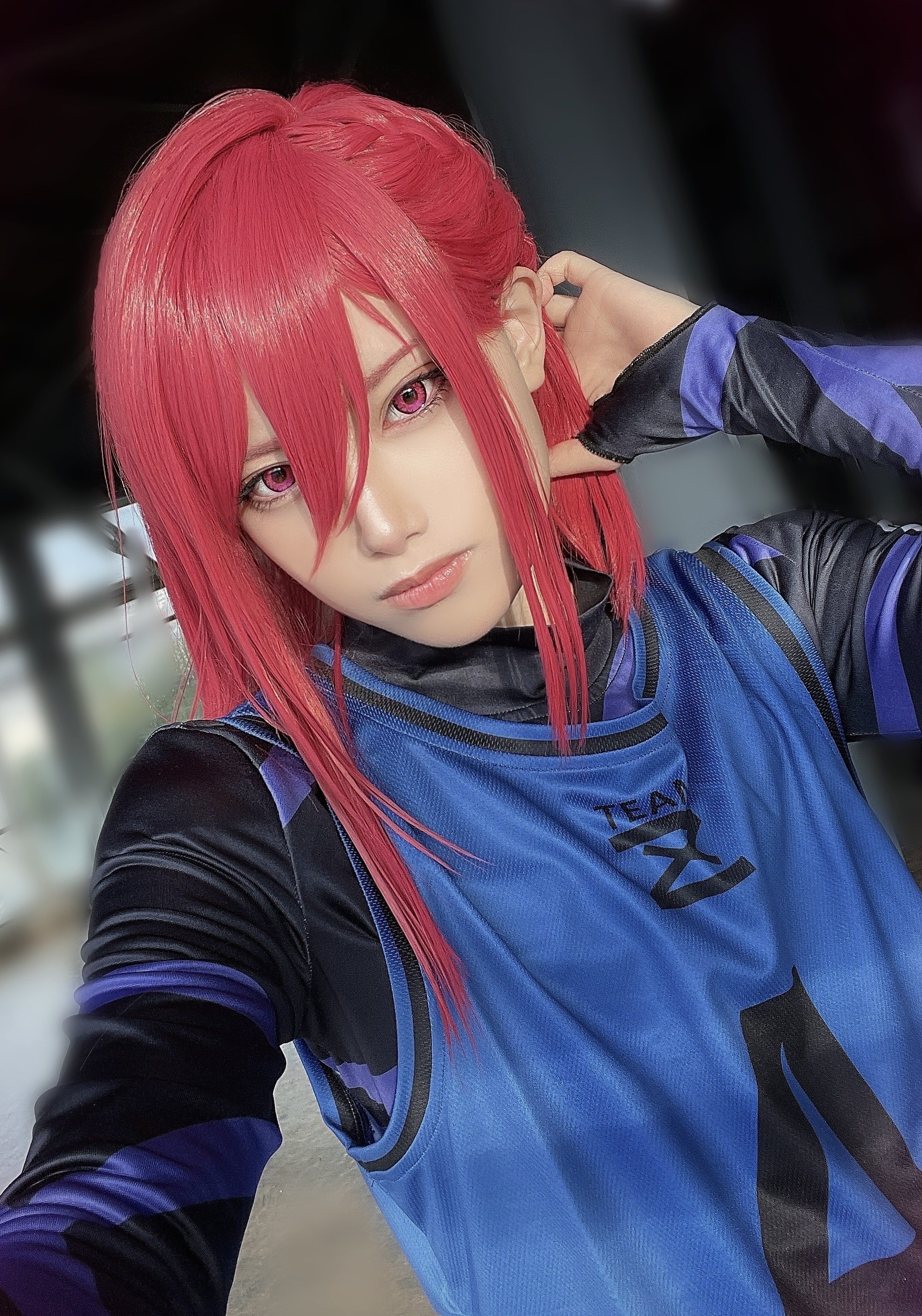 ブルーロック 千切豹馬 好ましく コスプレ ウィッグ