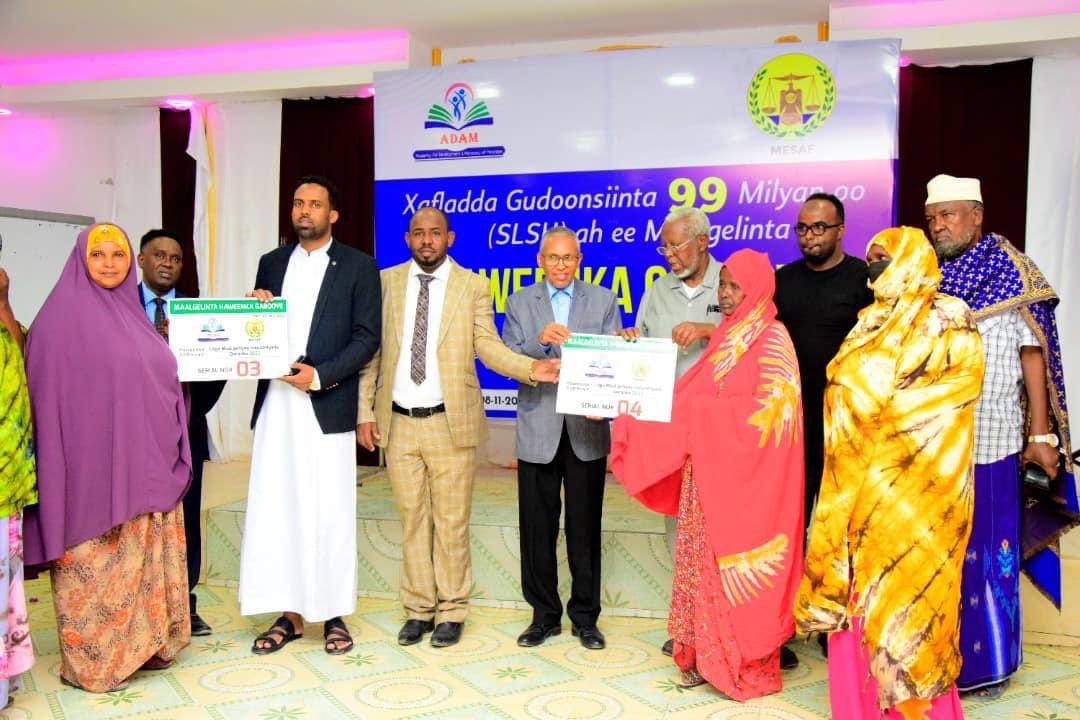 Small business investment for 33 women who hails from a marginalised clan in Hargeisa. This is money well spent on those who deserve the most! Photos credit - Adem Academy