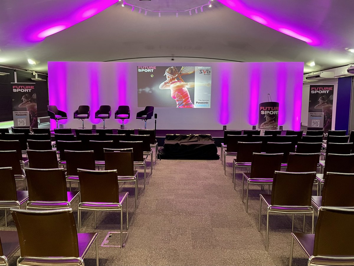 SVGEurope's tweet photo. Preparations are underway for todayβs #SVGFutureSPORT event at Lordβs https://t.co/1FeSpLWzUP