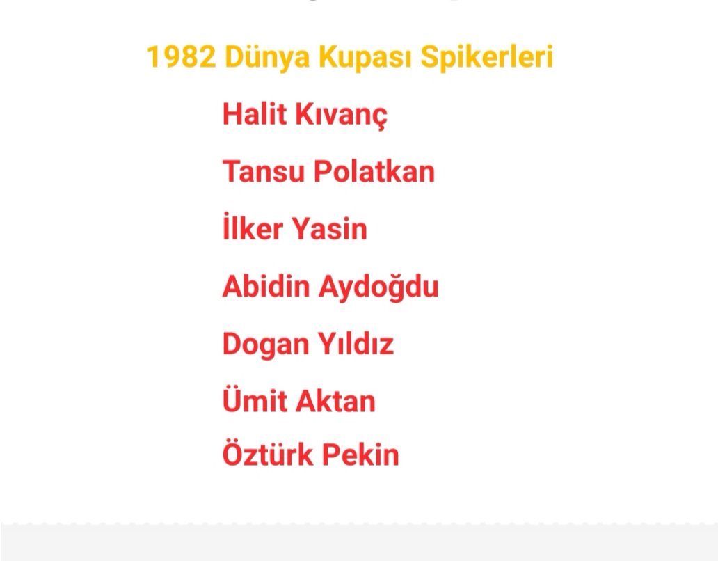 macanltmlar22's tweet photo. 1982 Dünya kupasında görev alan spikerler https://t.co/tLT904sohU