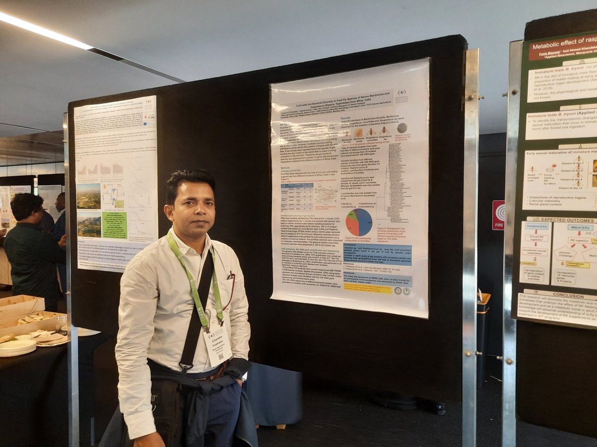 CSPrabhakar17's tweet photo. @serbonline @PennyMeasham @Bau_sabour @Agribih Participating in 11th International Symposium on Fruit Flies of Economic Importance 2022 at Macquarie University, Sydney Australia. Thanks to SERB for Internationl travel Grant and BAU for support. https://t.co/tnavQ9WdC1