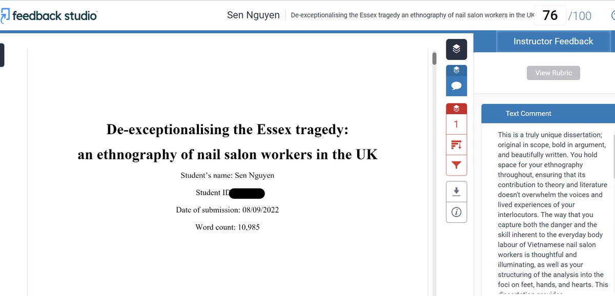 Sen Nguyen (@findingsen) on Twitter photo So I have been immensely, tremendously fortunate to get a distinction for my dissertation as a result of my master's in migrations and diaspora studies at <a href="/SOAS/">SOAS University of London</a>. If you indulge me, this is a thread about some of my reflections, which I shall title: Distinction, so what?🧵 So I have been immensely, tremendously fortunate to get a distinction for my dissertation as a result of my master's in migrations and diaspora studies at <a href="/SOAS/">SOAS University of London</a>. If you indulge me, this is a thread about some of my reflections, which I shall title: Distinction, so what?🧵