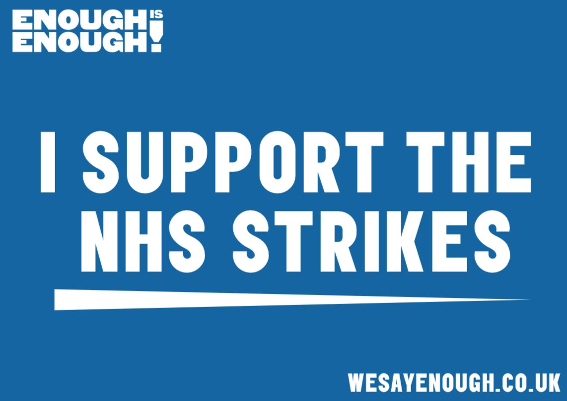 eiecampaign's tweet image. 🚨 Support the NHS strikes!

It’s time to fill every street with support for our NHS workers.

Download your poster, post it and tag us in a pic ⤵️

bit.ly/nhsstrikesuppo…

#EnoughlsEnough