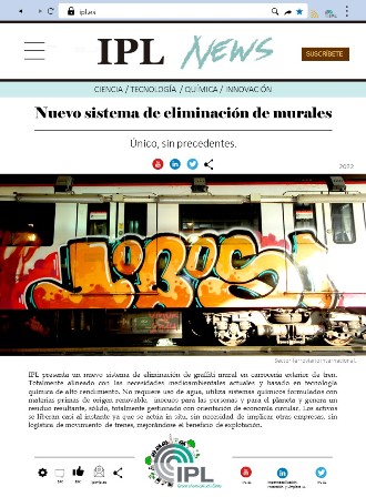 IPLSL's tweet photo. Innovative model for graffiti removal on rolling stock, WITHOUT USING WATER and #zerowaste at the removal site. Advanced green chemical technology. 
🌍https://t.co/1ursXLNigH #circulareconomy  🌍https://t.co/UFAzjQespY #scewc22 #bcn #TMWC22 #SustainableMobility #PublicTransport https://t.co/IPCFESiJG2