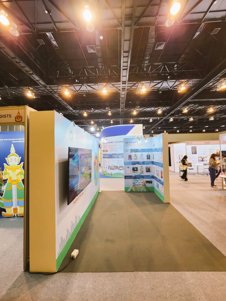 Unfpa_Thailand's tweet photo. The rights-based family planning us at the heart of the #ICPDPoA! 

Visit the #ICPD exhibition booth by @pr_moph &amp; @unfpa at the @ICFP2022, today till 17 Nov! https://t.co/0WRBWKCR1K