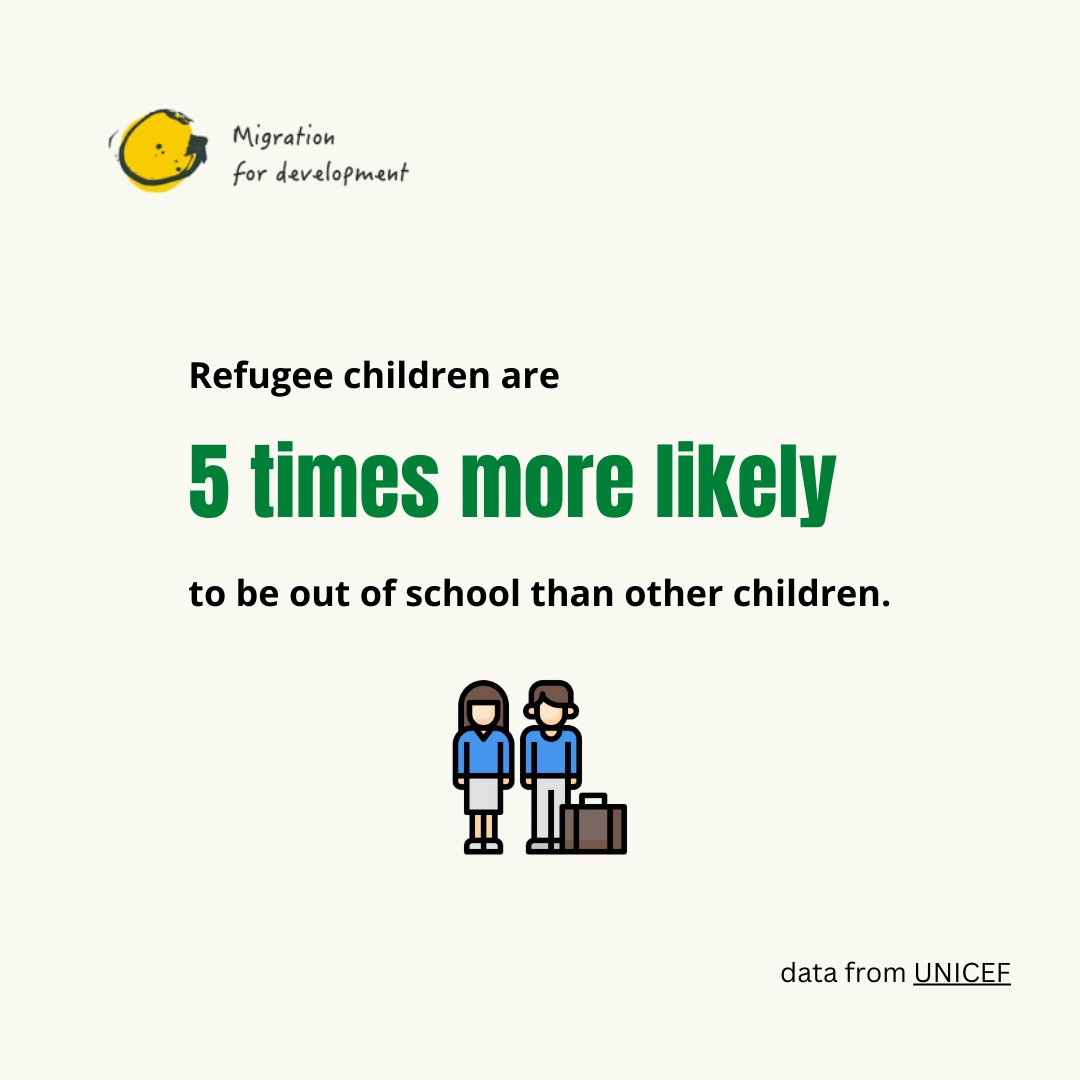 Mig4Dev's tweet photo. Universal access to education 📖 constitutes a central pillar of sustainable development. Migrant children’s rights must be ensured. #mig4dev https://t.co/h0lTp5UE8P