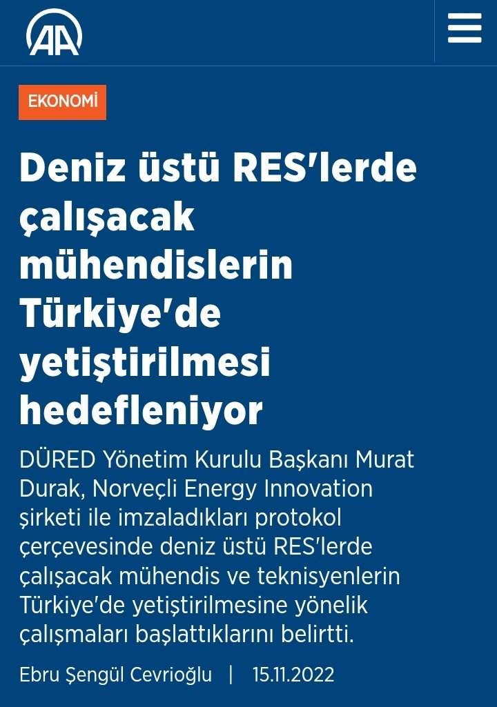 dured_towea's tweet photo. Deniz üstü RES'lerde çalışacak mühendislerin Türkiye'de yetiştirilmesi hedefleniyor. #anadoluajans/ekonomihaber #DURED #DUREDTOWEA #denizüstürüzgarenerjisi #dres #denizüstüres #offshoreenergy #offshorewind https://t.co/Dhn3bNsXIN