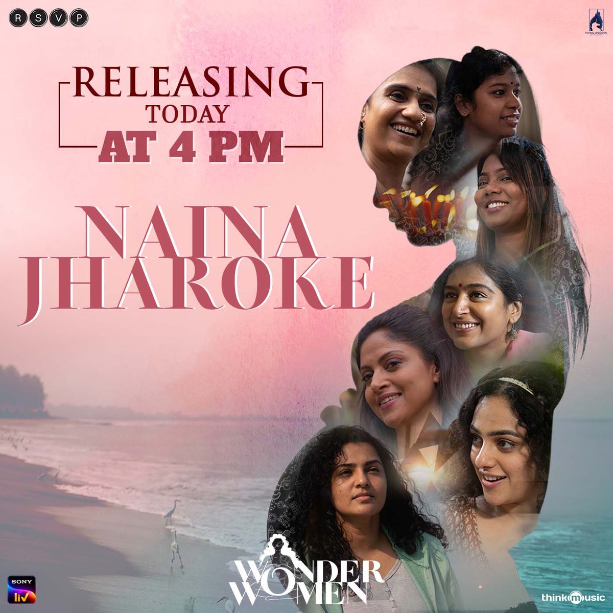 Think Music (@thinkmusicindia) on Twitter photo An extremely beautiful song with our beautiful ladies releasing today at 4️⃣PM!
#StayTuned for #NainaJharoke from #WonderWoman ! 💗
A #GovindVasantha 🎶
Sung by <a href="/keerthanavnath/">Keerthana Vaidyanathan</a>
<a href="/parvatweets/">Parvathy Thiruvothu</a> <a href="/MenenNithya/">Nithya Menen</a> #Nadiya #Padmapriya #SayanoraPhilip #AmrutaSubash #Archana <a href="/RSVPMovies/">RSVP</a> An extremely beautiful song with our beautiful ladies releasing today at 4️⃣PM!
#StayTuned for #NainaJharoke from #WonderWoman ! 💗
A #GovindVasantha 🎶
Sung by <a href="/keerthanavnath/">Keerthana Vaidyanathan</a>
<a href="/parvatweets/">Parvathy Thiruvothu</a> <a href="/MenenNithya/">Nithya Menen</a> #Nadiya #Padmapriya #SayanoraPhilip #AmrutaSubash #Archana <a href="/RSVPMovies/">RSVP</a>