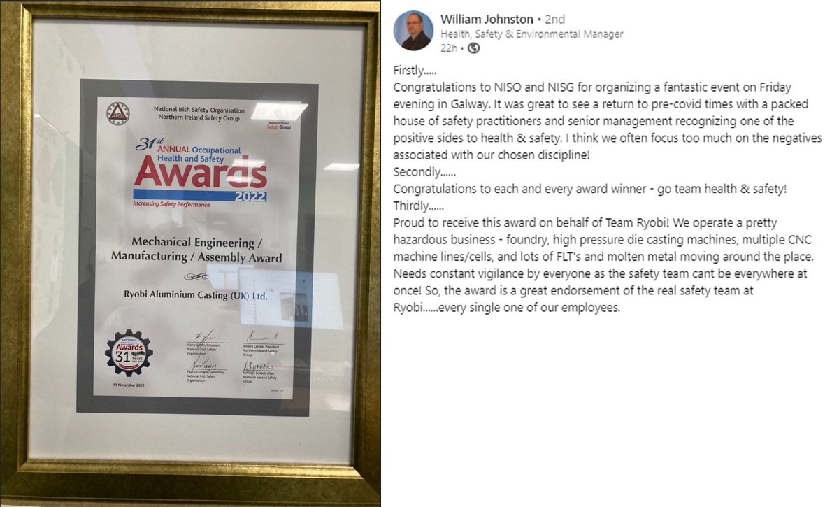 Ryobi Aluminium Casting UK Ltd tweet media