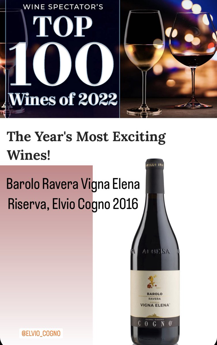 Solera_Wine's tweet photo. New @WineSpectator list with top 100 wines for 2022 revealed 🥳 https://t.co/XeCTIHIBci