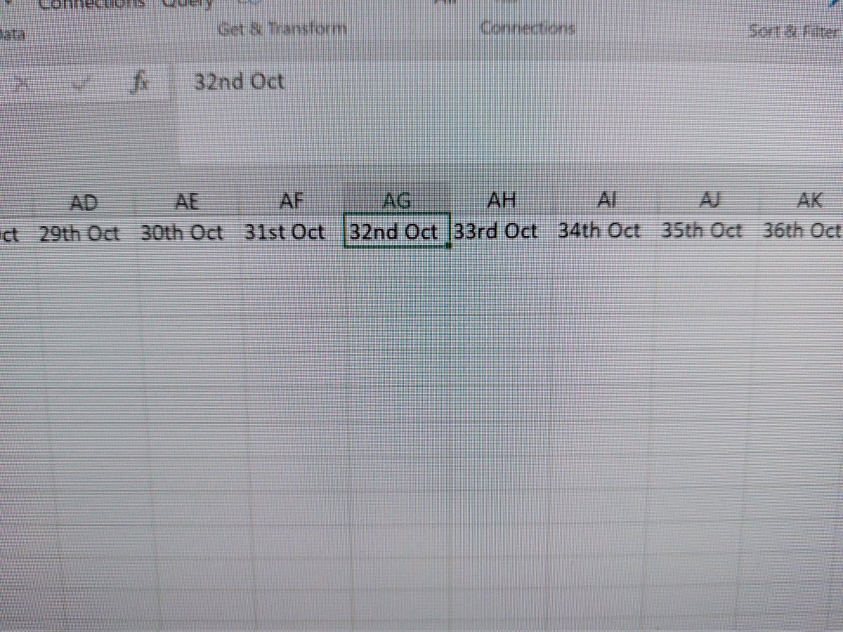 reagarbett's tweet image. That time in the year 2022 you realise that excel isn&apos;t as intuitive as you want it to be!
#DataFail