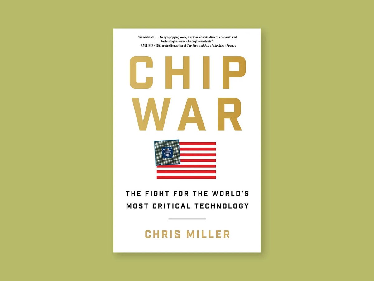 crmiller1's tweet photo. Excited to see Chip War reviewed in the @NewYorker: 

"a convincing argument that shifting control of the industry could dramatically reshape the world’s economic and political orders"

https://t.co/DCb65pt1iv https://t.co/UP6RiK70tz