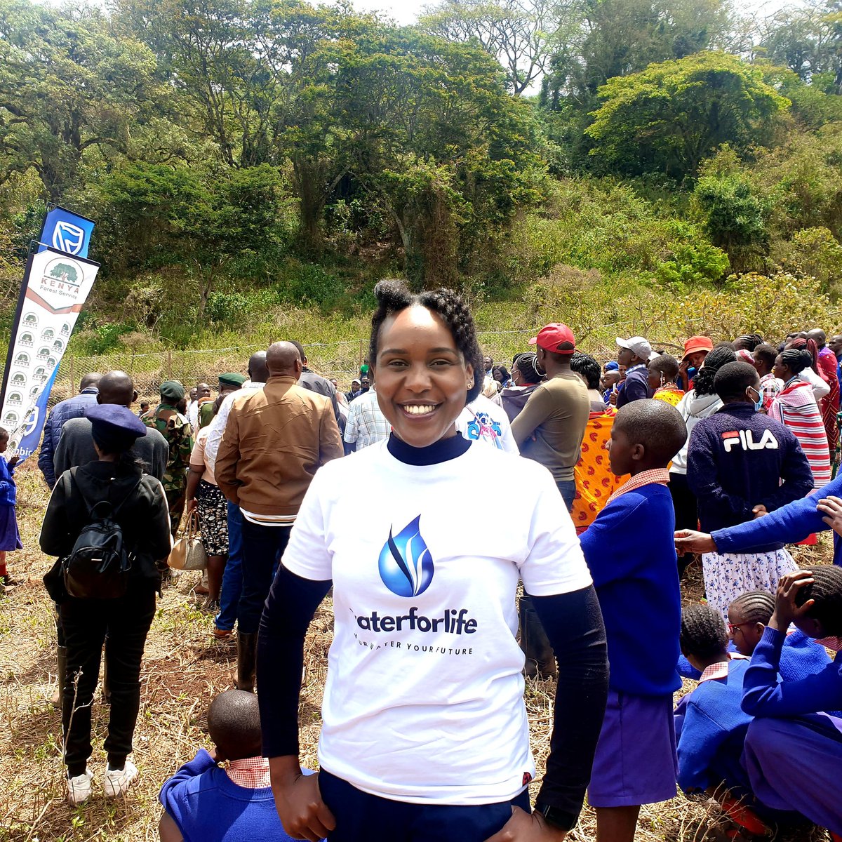WKishara's tweet photo. 🌿While at Upper Matasia Primary School in Kajiado County, I spoke to the children on how planting trees can reduce the negative impacts of #climatechange.
🌿We have received more tree seedlings and are targeting more schools across Kenya to increase our tree cover!
Join us! https://t.co/ePh5CZm1Gy